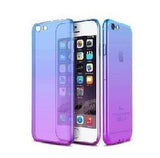 Blue-Ray Gradient Color Transparent Phone Cases - Mobile Thangs