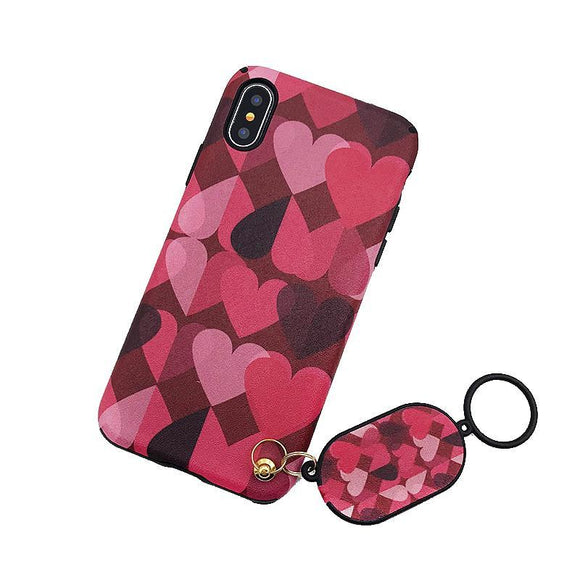 Lovebay Retro Cartoon Love Hearts Phone Case - Mobile Thangs