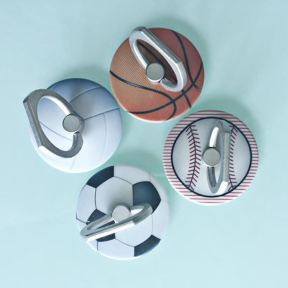 Sport Ball Finger Ring Holders - Mobile Thangs