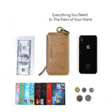 Retro Business Leather Wallet Phone Case - Mobile Thangs