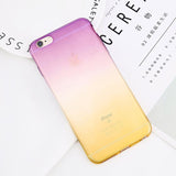 Blue-Ray Gradient Color Transparent Phone Cases - Mobile Thangs