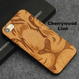 Carving Clouds Wood Case Collection - Mobile Thangs