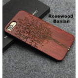 Carving Clouds Wood Case Collection - Mobile Thangs