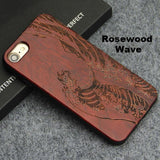 Carving Clouds Wood Case Collection - Mobile Thangs